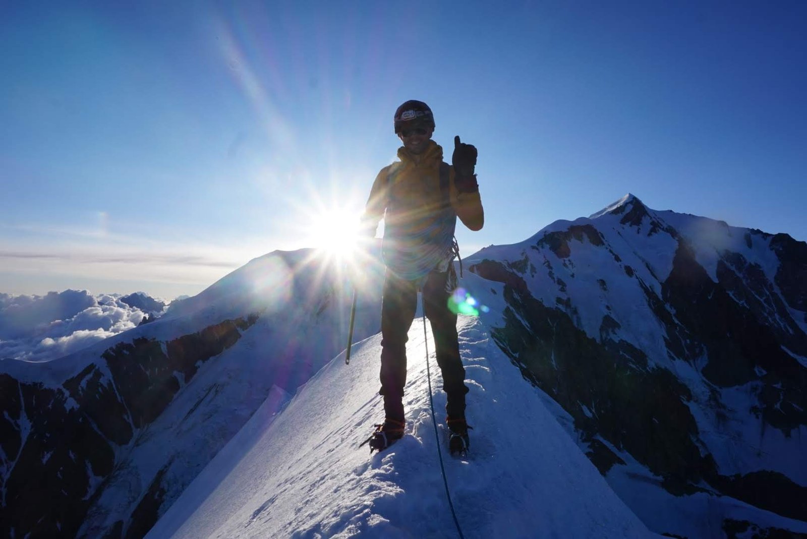 sommet Aiguille de Bionnassay Chamonix alpinisme guide de montagne
