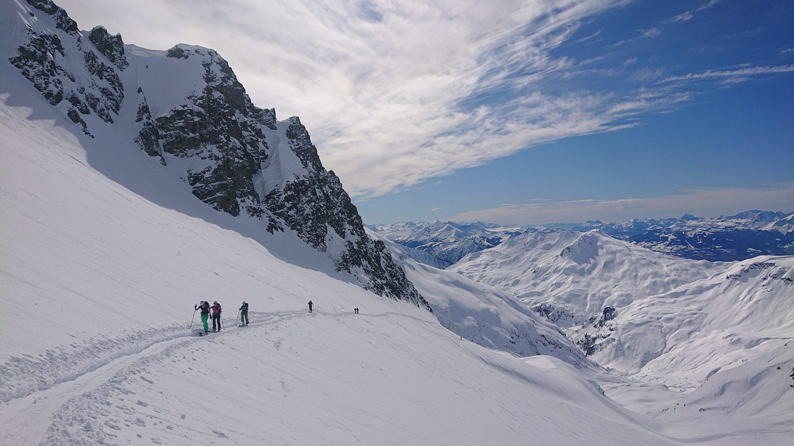 ski de randonnée Crochues Bérard guide chamonix