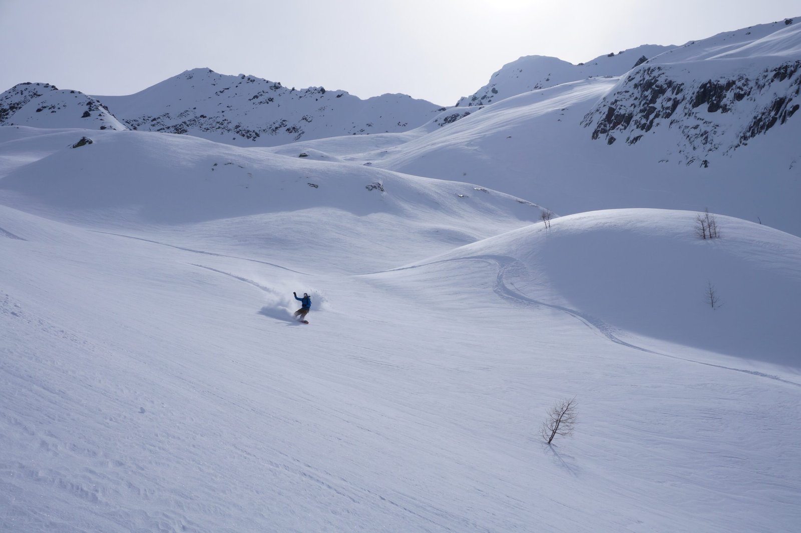 Ski hors piste Passon poudreuse guide Chamonix Freeride snowboard