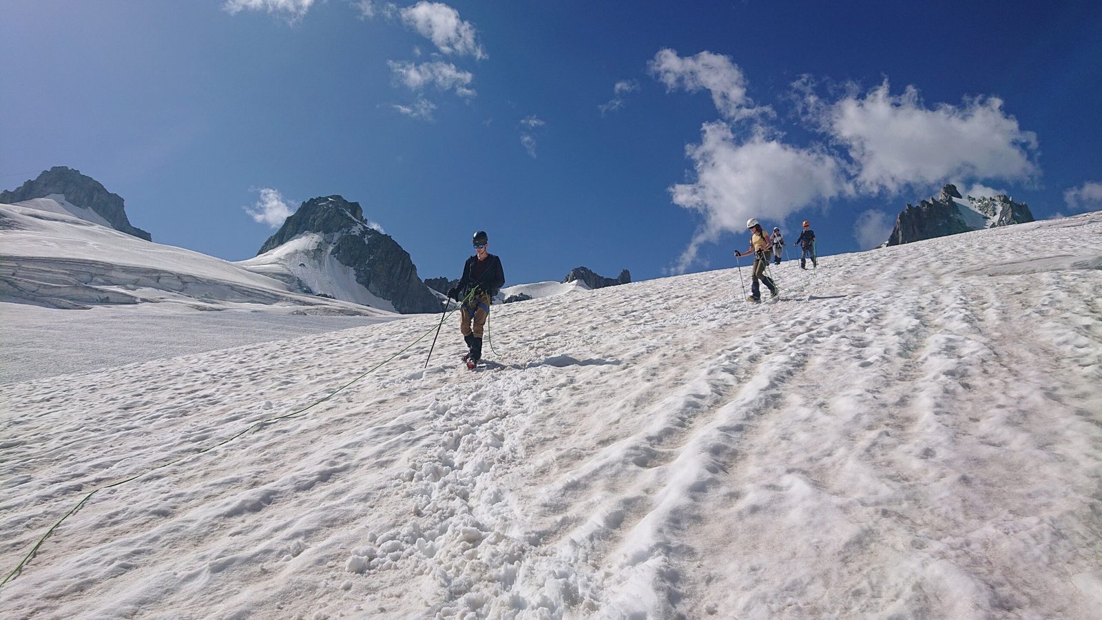 Traversée vallée blanche alpinisme Chamonix guide de montagne