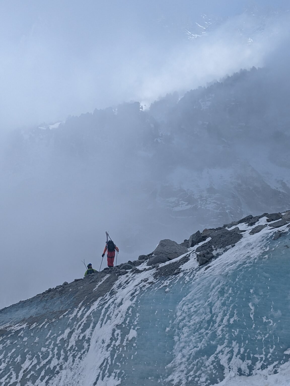 Vallee Blanche - Sur la glace - vallée blanche ski snowboard